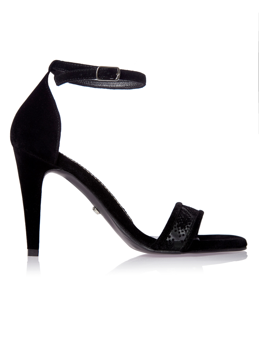 Controversial option Premedication Sandale Negre Elegante Ocazie Piele Intoarsa Naturala GEMELLI Shoes