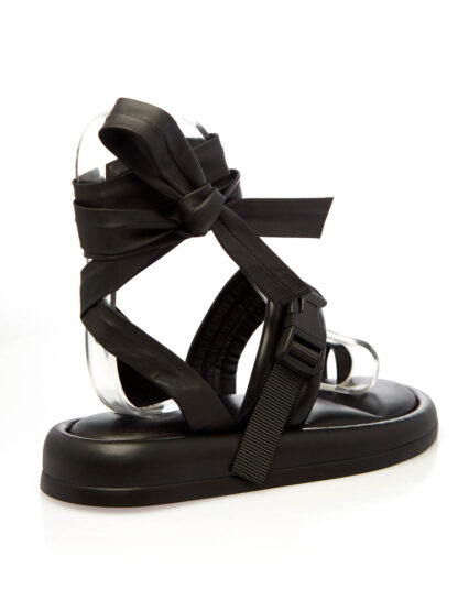 Sandale Joase Negre Piele Naturala Branturi Buretate GEMELLI SHOES Comanda Online Pantofi la comanda lucrati manual din piele naturala orice masura