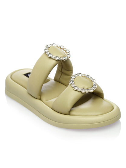 Sandale Joase Verzi Piele Naturala Buretate Cristale Gemelli Shoes Comanda Online Pantofi la comanda lucrati manual din piele naturala
