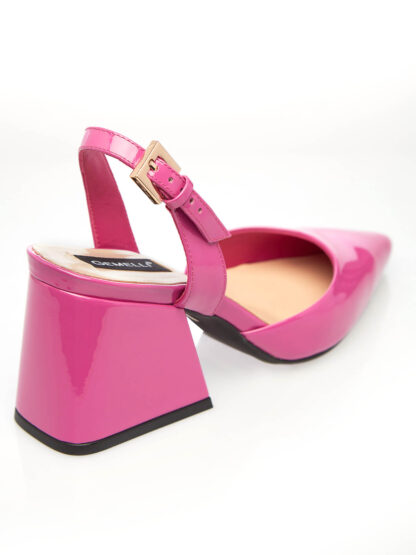 Sandale Ocazie Elegante Fucsia Toc Gros Comode Gemelli Shoes Comanda Online Pantofi la comanda lucrati manual din piele naturala