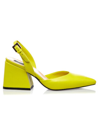 Sandale Ocazie Elegante Galben Neon Toc Gros Gemelli Shoes Comanda Online Pantofi la comanda lucrati manual din piele naturala