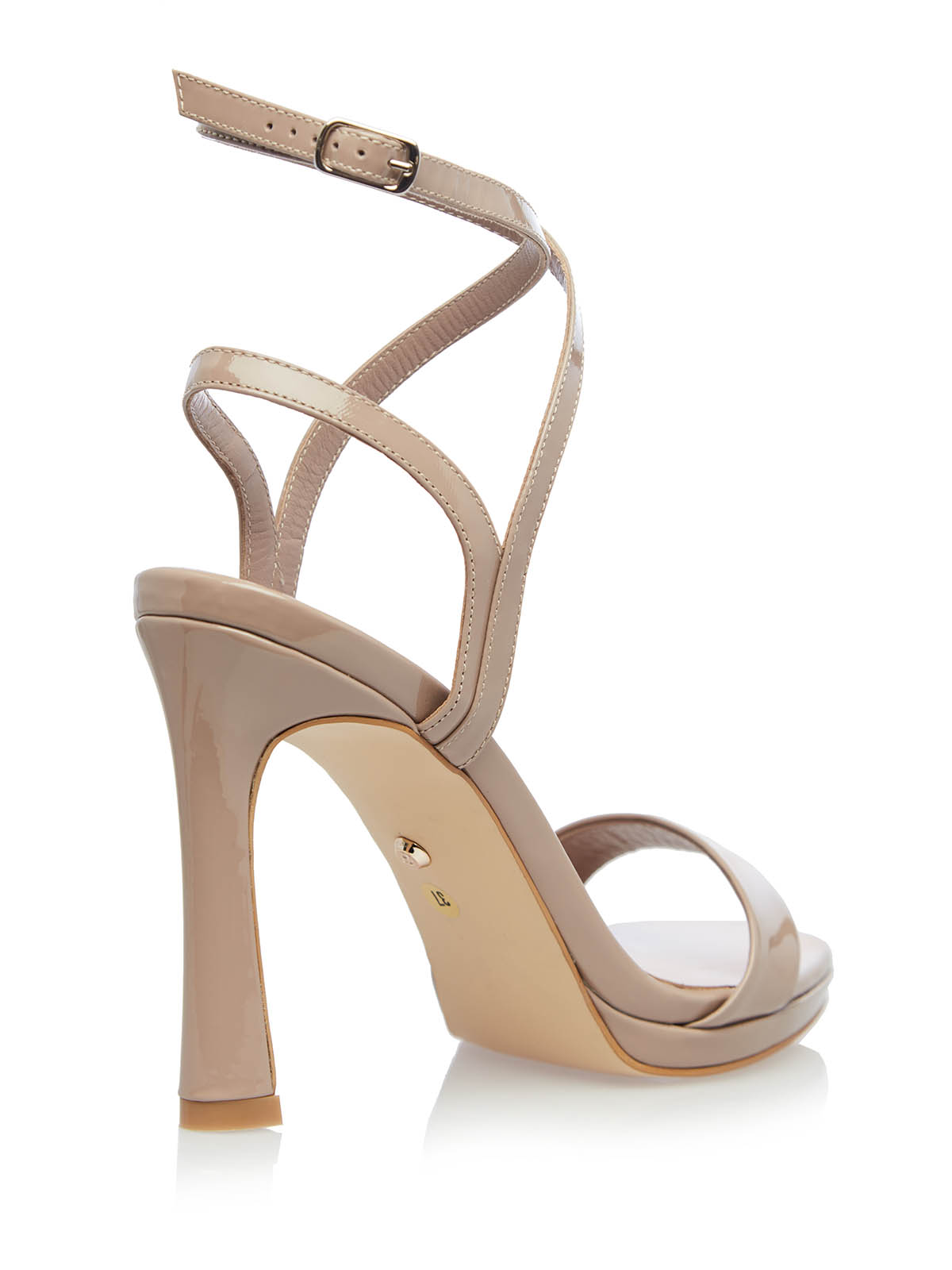 In need of Announcement Voluntary Sandale Ocazie Elegante Nude Toc Asimetric Gemelli Shoes