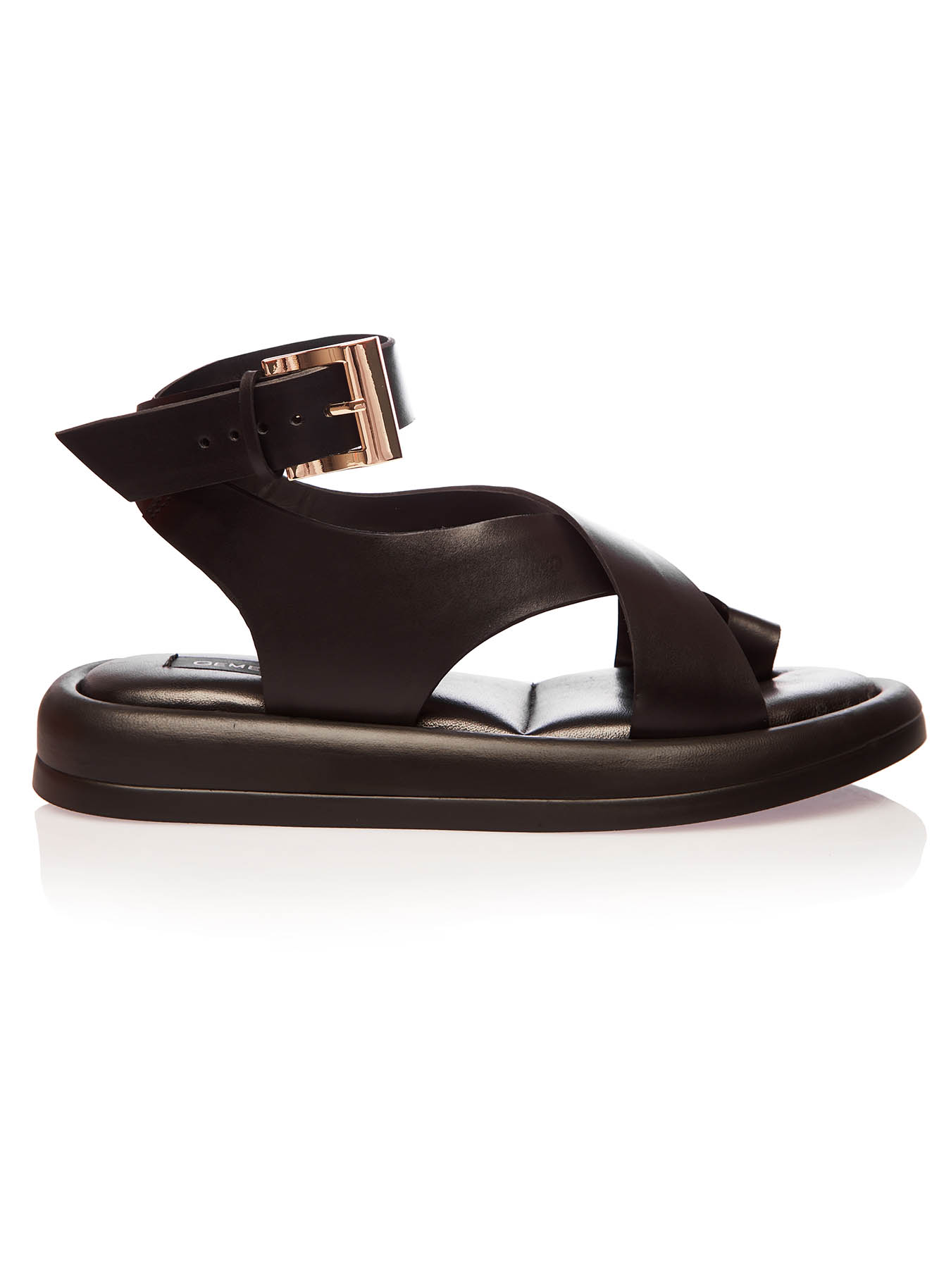 Sandale Joase Negre Piele Naturala Moale Gemelli Shoes Comanda Online Pantofi la comanda lucrati manual din piele naturala