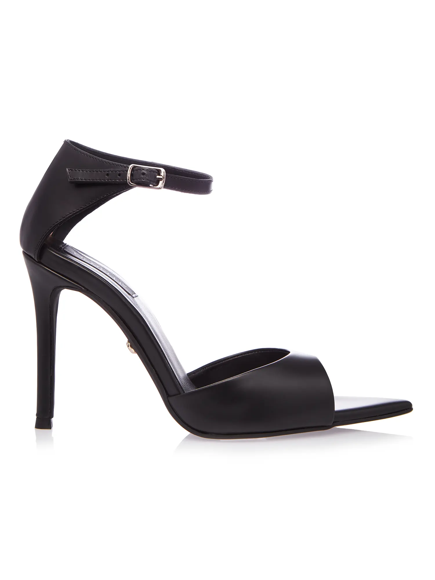 Sandale Negre Piele Naturală cu Toc Înalt Gemelli Shoes Comanda Online Incaltaminte la comanda lucrata Manual din Piele Naturala