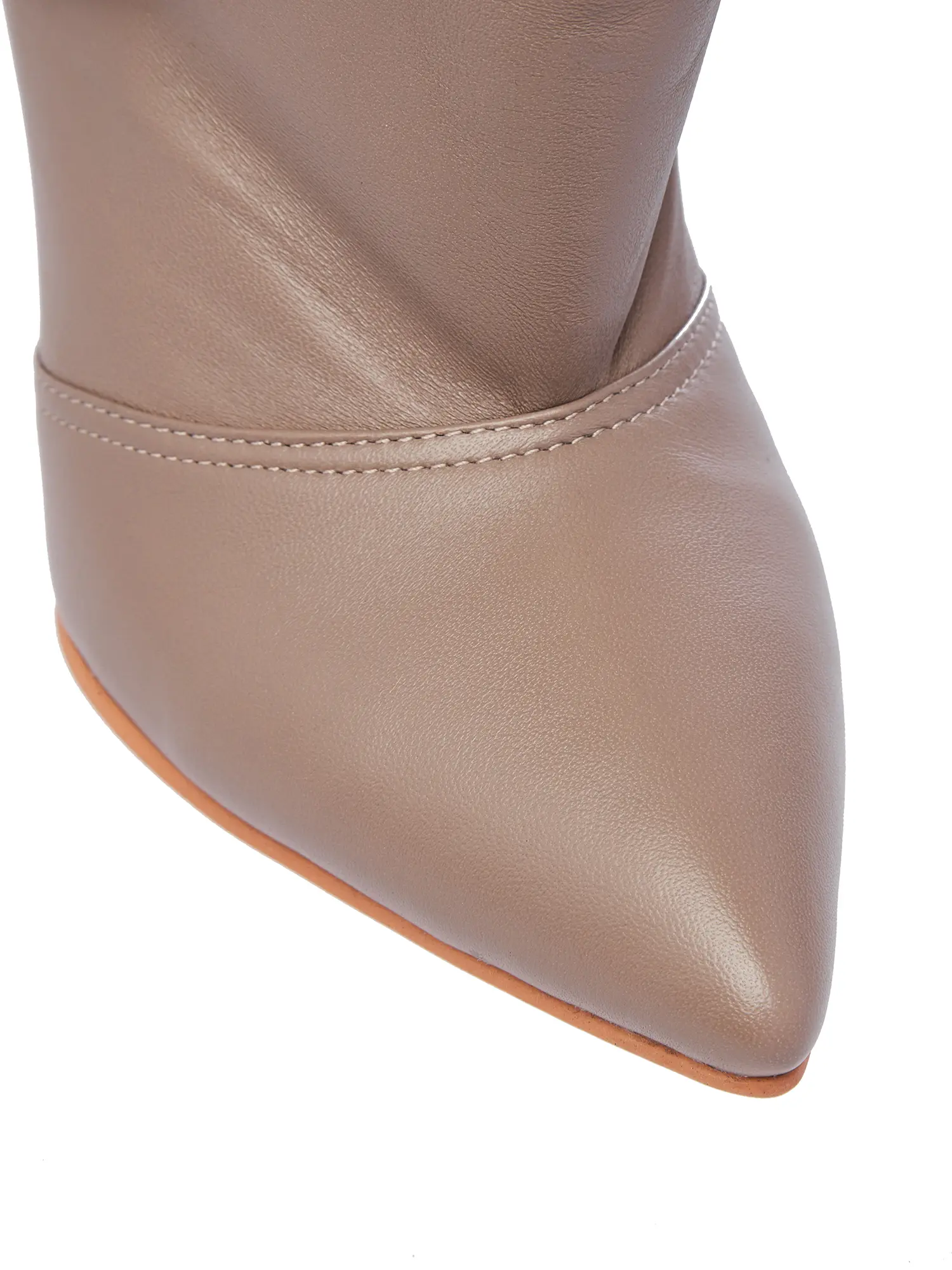 Botine Grej Moderne Piele Naturala cu Lant Gemelli Shoes Comanda Online Incaltaminte Fabuloasa Fashion, Posibilitate Personalizare