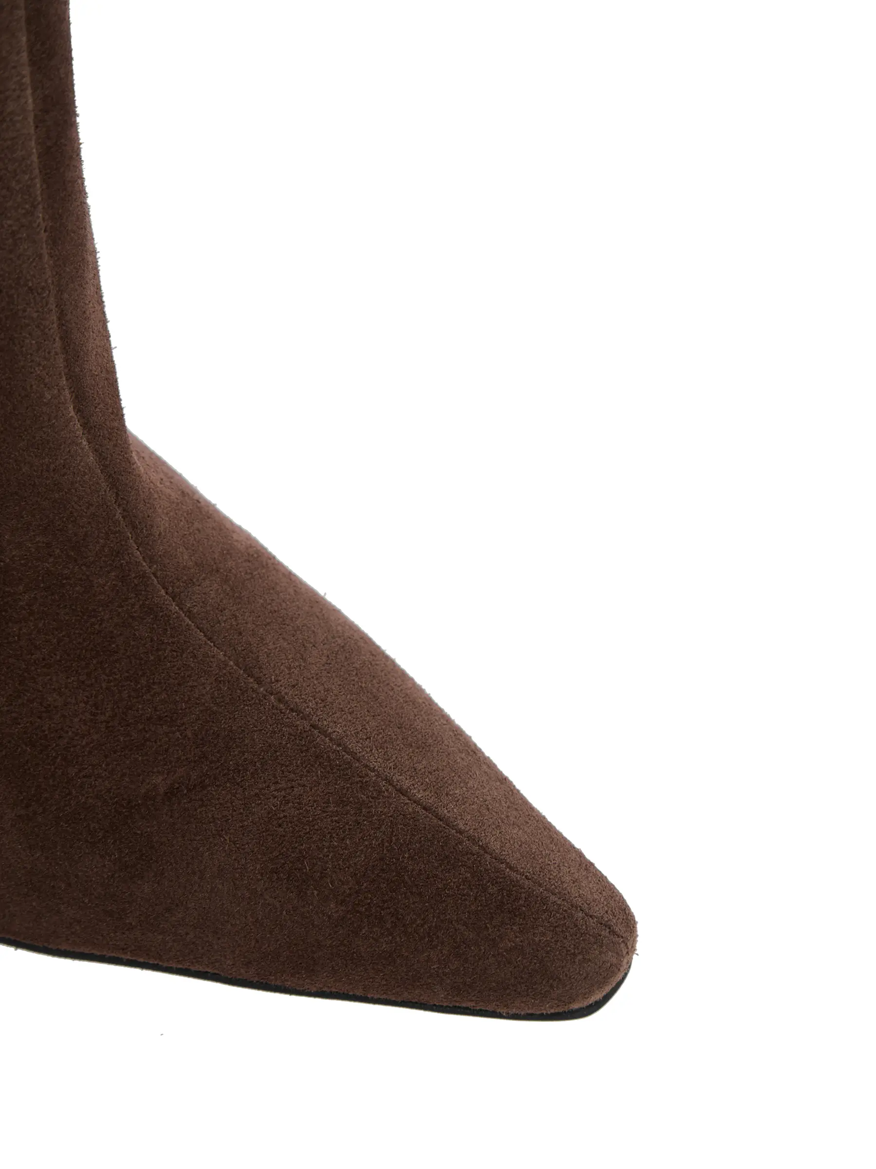 Cizme Maro Caramel Piele Naturala Intoarsa cu Toc GEMELLI SHOES Comanda Online Cizme elegante Lucrate Manual din Piele Naturala de Calitate